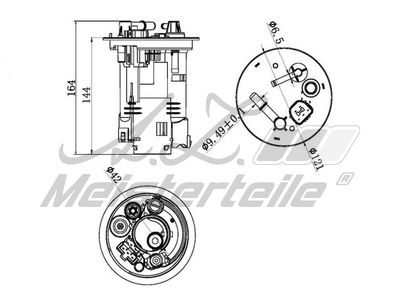 горивен филтър A.Z. Meisterteile AZMT-41-020-1454