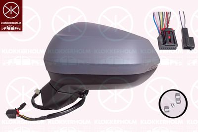 Vnější zpětné zrcátko KLOKKERHOLM 00421047