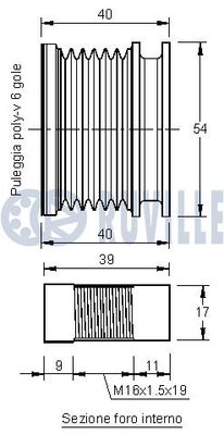 SISTEM ROATA LIBERA GENERATOR RUVILLE 541707 1