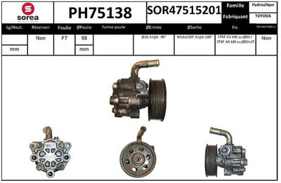 HYDRAULIKPUMPE LENKUNG SNRA PH75138