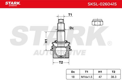 Шарнири STARK SKSL-0260415
