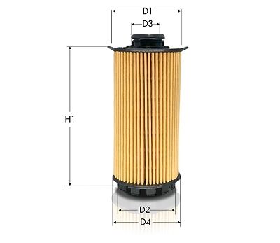 Масляный фильтр TECNECO FILTERS OL2204E для PORSCHE 718