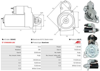 STARTER AS-PL S0545S 4