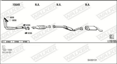 Изпускателна система WALKER SA30131