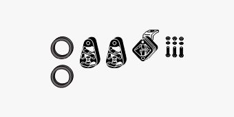 SET MONTARE SISTEM DE ESAPAMENT