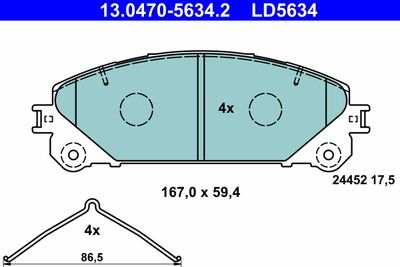 SET PLACUTE FRANA FRANA DISC