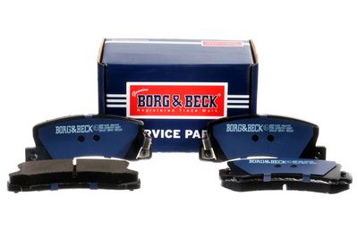 комплект спирачно феродо, дискови спирачки BORG & BECK BBP1405