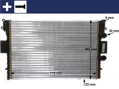 Radiateur - CR2006000S - MAHLE