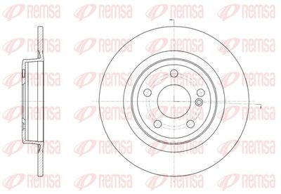 Tarcza hamulcowa REMSA 61578.00