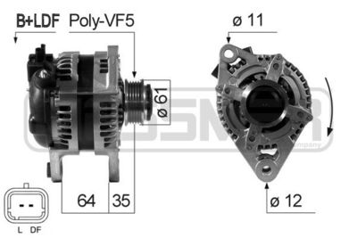 ERA 210688 Генератор  для ALFA ROMEO 159 (Альфа-ромео 159)