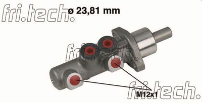 Главный тормозной цилиндр fri.tech. PF276 для AUDI A6