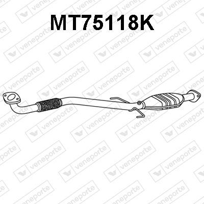 Катализатор VENEPORTE MT75118K для MITSUBISHI LANCER