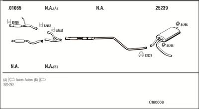 Układ wydechowy WALKER CI60008
