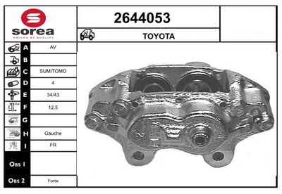 ETRIER FRANA EAI 2644053