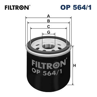 Масляный фильтр FILTRON OP 564/1 для DAEWOO GENTRA
