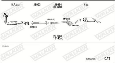 Изпускателна система WALKER SA30273