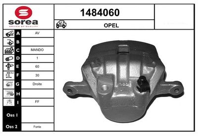 BREMSSATTEL SNRA 1484060