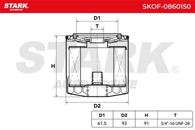 маслен филтър STARK SKOF-0860150