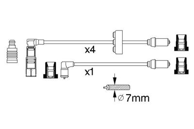 BOSCH Zündleitungssatz