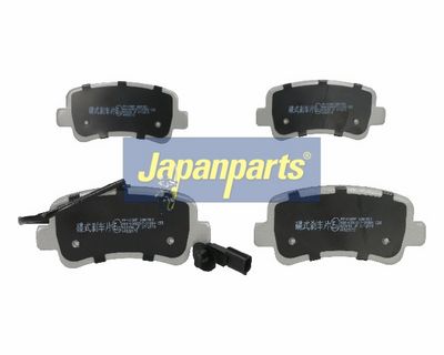 JAPANPARTS Stabdžių trinkelių rinkinys, diskinis stabdys