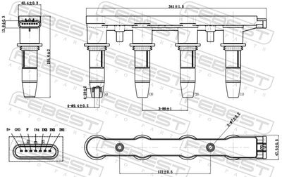 BOBINA APRINDERE FEBEST 18640002 1