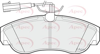 Brake Pad Set APEC PAD1206