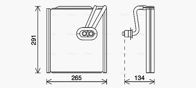 EVAPORATOR AER CONDITIONAT AVA QUALITY COOLING KAV292