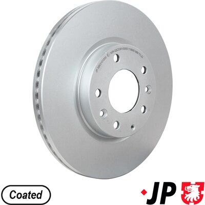 спирачен диск JP GROUP 3863101000