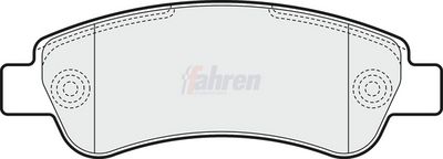 Fahren Brake Pad Set, disc brake FBP3109