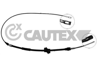 Тросик, cтояночный тормоз CAUTEX 765971 для AUDI 90