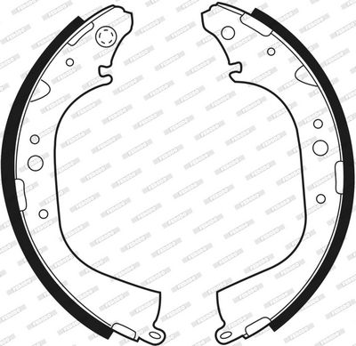BREMSBACKENSATZ FERODO FSB411 2