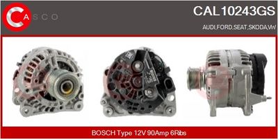 GENERATOR / ALTERNATOR CASCO CAL10243GS