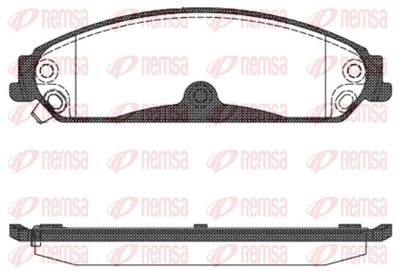 Brake Pad Set, disc brake 1128.04