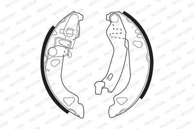 Brake Shoe Set FSB477