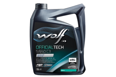 Wolf - motorový olej OFFICIALTECH 5W40 C3 5L