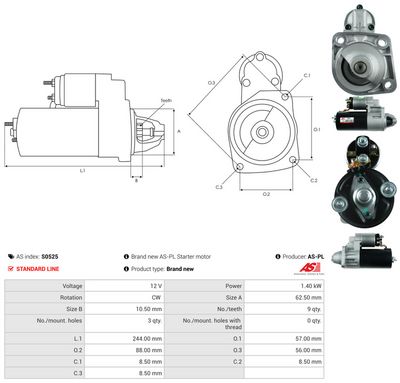 STARTER AS-PL S0525 4