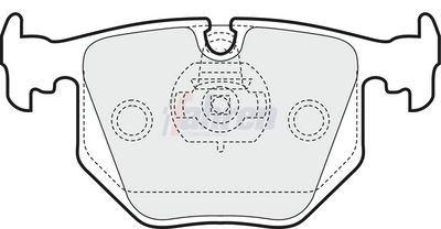 Fahren Brake Pad Set, disc brake FBP3199