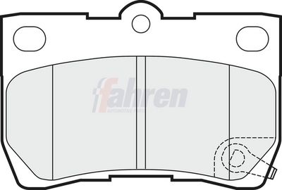 Fahren Brake Pad Set, disc brake FBP3335