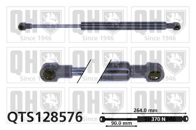 QUINTON HAZELL QTS128576 Амортизатор багажника и капота  для ALFA ROMEO 156 (Альфа-ромео 156)