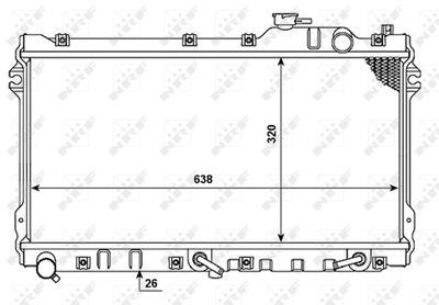 Радиатор, охлаждение двигателя WILMINK GROUP WG1722780 для MAZDA MX-5