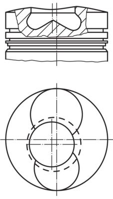 Zuiger - 0993900 - MAHLE