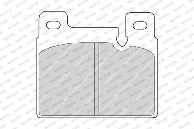 SET PLACUTE FRANA FRANA DISC FERODO FDB458 1