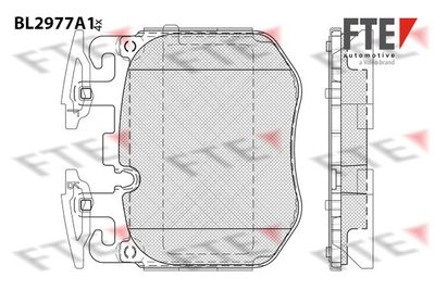 Комплект тормозных колодок, дисковый тормоз FTE BL2977A1 для ROLLS-ROYCE CULLINAN