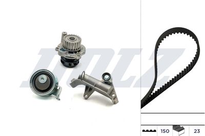 Vodní pumpa + sada ozubeného řemene DOLZ KD110