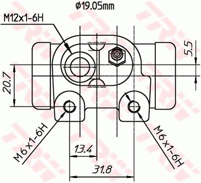 Wheel Brake Cylinder BWD307T