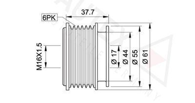 SISTEM ROATA LIBERA GENERATOR AUTEX 621010 1