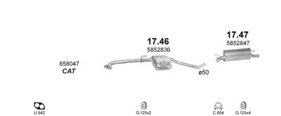 SISTEM DE ESAPAMENT POLMO POLMO06995