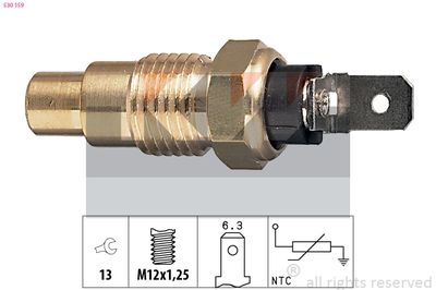 Czujnik, temperatura płynu chłodzącego KW 530 159
