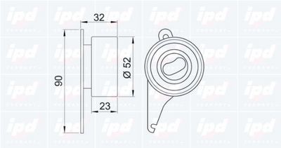 ROLA INTINZATOR CUREA DISTRIBUTIE IPD 140569 1