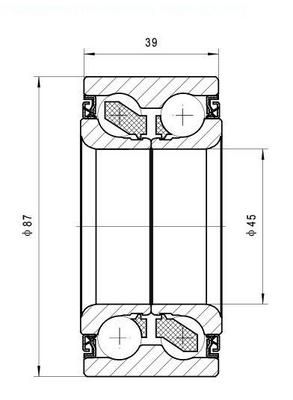 Multiparts 70-080044 Подшипник ступицы  для HYUNDAI TRAJET (Хендай Тражет)